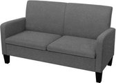 Tweezitsbank 135x65x76 cm geel (incl. vloerviltjes)