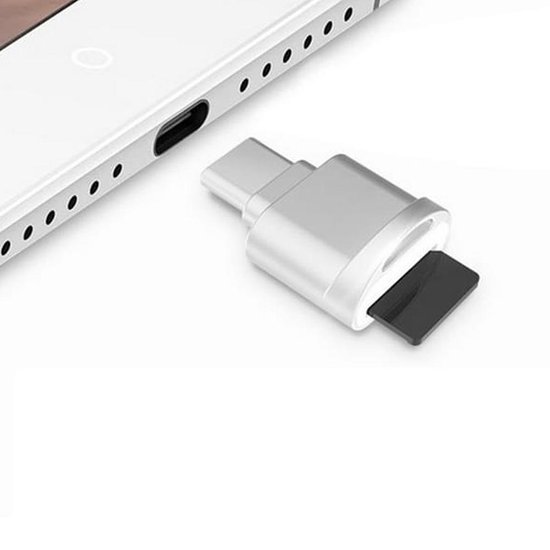 USB-C / Type-C 3.1 naar Micro SD (TF) Kaartlezer Adapter | bol.com