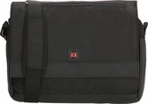 Enrico Benetti Uptown 47206 laptoptas schoudertas met 13 inch lapopvak - zwart