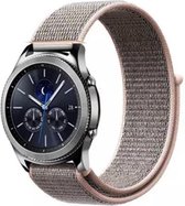 Nylon Bandje - Lichtroze - Voor Samsung Galaxy Active 1/2 - Galaxy Watch (42mm) - Gear Sport - Bandbreedte 20mm