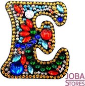 Diamond Painting "JobaStores®" Sleutelhanger Alfabet Letter E