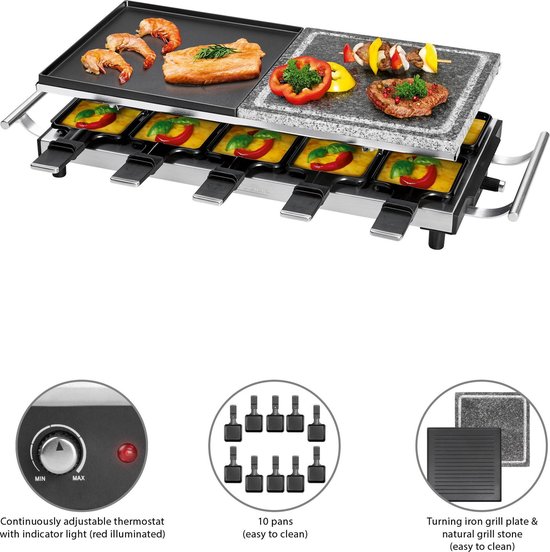 ProfiCook RG 1144 - 2in1 Gourmetset - 10 personen  - 1700 W — afbeelding 3