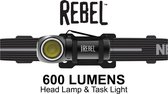 Nebo Rebel 600 LUMEN RECHARGEABLE met hoofdband