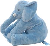 AYS TOYS - Baby Kid Olifant - Slaap Gevulde Zachte Pluche Kussen - Knuffels - Beste Geschenken voor Kinderen (Blauw)