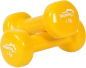 Oefengewichtjes- 1,0 kg - geel (per 2 stuks)