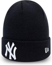New Era Beanie/Muts New York Yankees Essential Navy (Donkerblauw) Cuff Knit