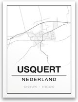 Poster/plattegrond USQUERT - A4