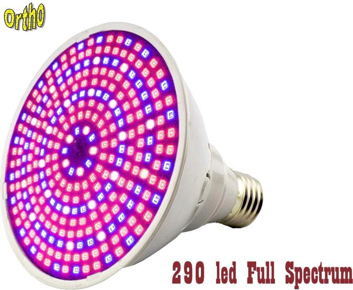 Ortho® - FS 290 LED Full spectrum Groeilamp - Bloeilamp - Kweeklamp - Grow light - Groei lamp - Enkel - Ortho