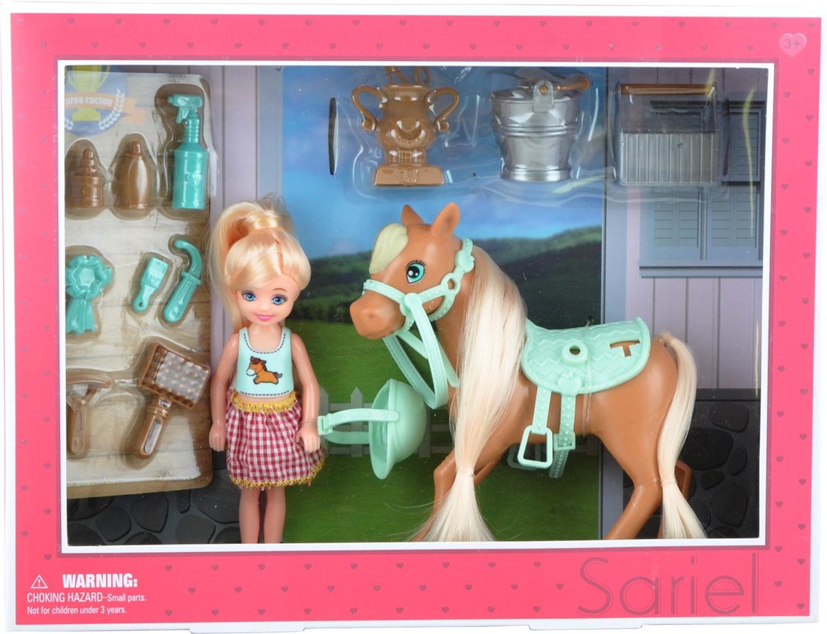 Braet Poppen speelset pony - 13,97 cm