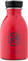 24Bottles Drinkfles Urban Bottle Hot Red - 250 ml