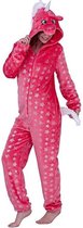 Onesie, Jumpsuit Unicorn "Roze" metallic star design