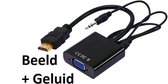 HDMI naar VGA + AUX-audio kabel adapter – Hoge kwaliteit – Underdog tech