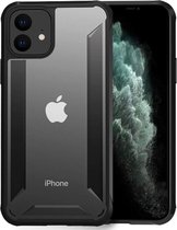 Bumper geschikt voor Apple iPhone 11 Pro Max Hoesje Zwart - Shockproof