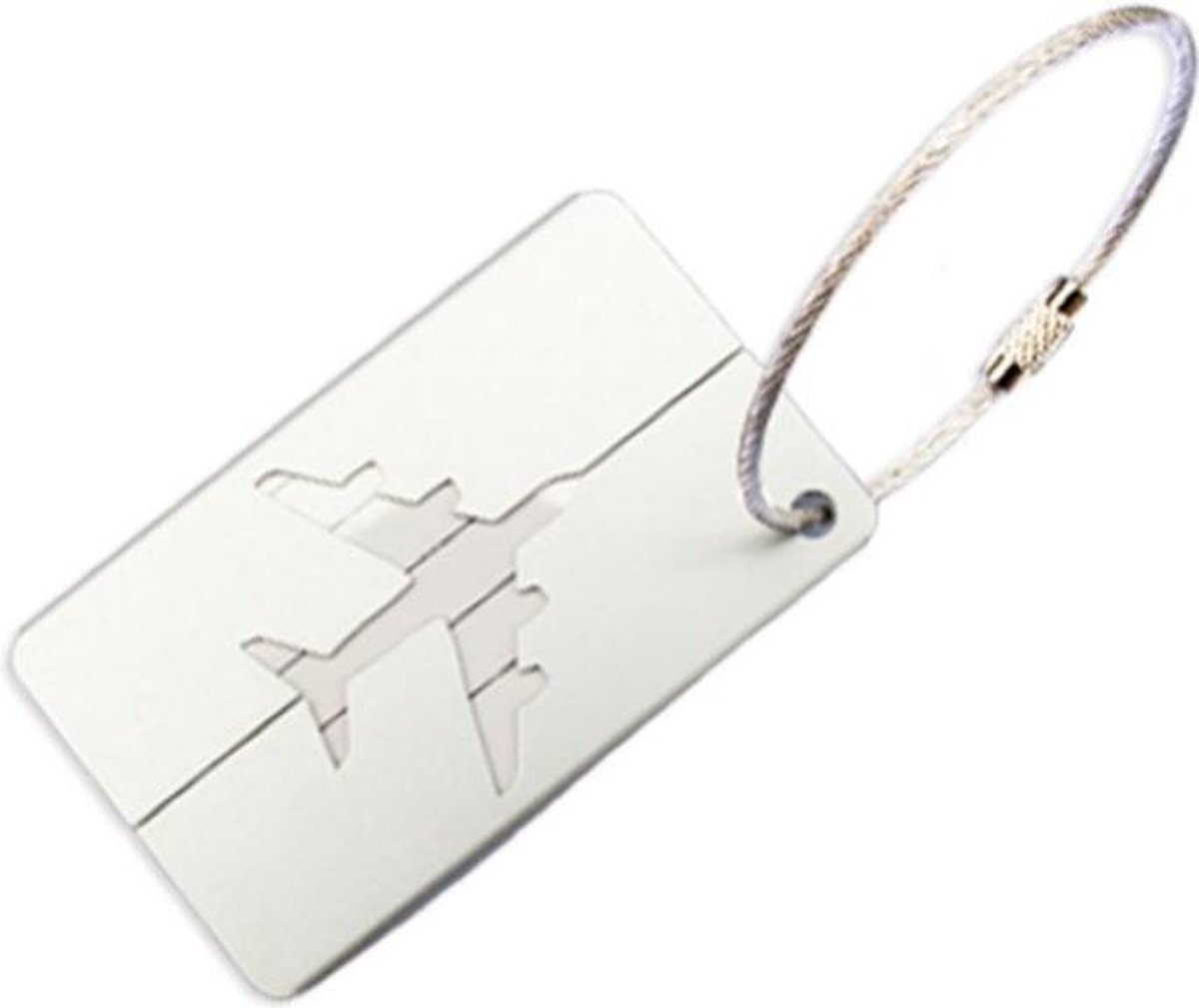 Étiquette à Bagages Lama Blanc - Accessoire De Voyage Rigolo - Plastique - Neuf