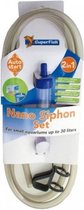 SuperFish Nano Siphon Set - Aquariumpomp - Aquaria tot 30 ltr - Transparant/Blauw