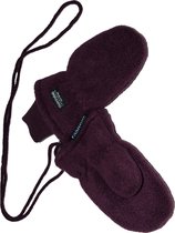 Wanten Kinderen met Touwtje - Fleece - Thinsulate Voering - 3j - Donker Paars