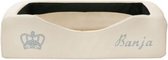 DoggyBed - Orthopedische Hondenmand - Gelax Duo Compact Style - 50 x 50 x 13 cm - Beige / Zwart