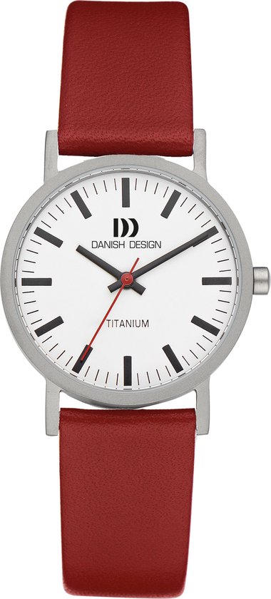 Danish Design IV19Q199 horloge dames - rood - titanium