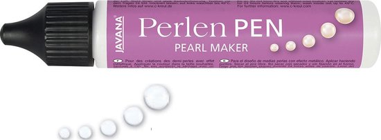 Javana Transparent Pearl Effect Pen 29 ml - Pour les textiles et autres surfaces