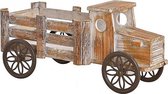 Sierlijke houten vrachtwagen