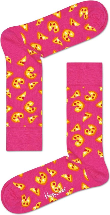 Happy Socks Pizza Sock - unisex sokken - Unisex - Maat: 41-46