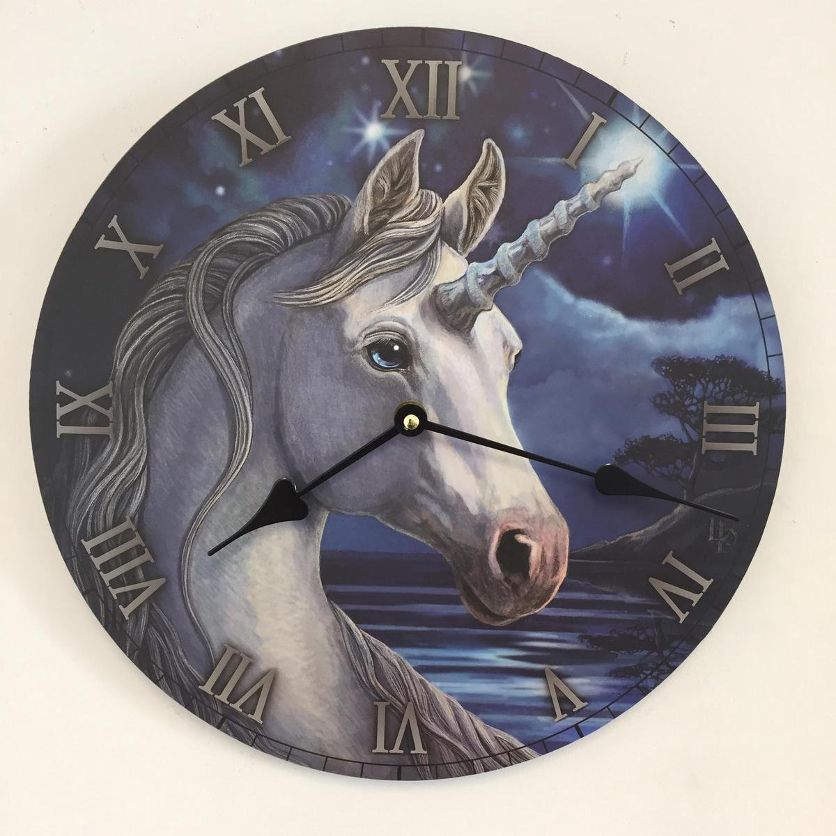 Wandklok Unicorn voor kinderen