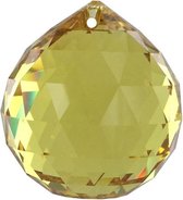 Raamhanger Swarovski Ball 20 mm Topaas ( Feng Shui kristal ) Raamkristal , Regenboogkristal