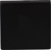 GPF Blinde vierkante rozet 50x50x8mm zwart