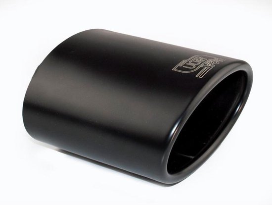 Ulter Sport Uitlaatsierstuk - Dubbel Ovaal 120x80mm Schuin Type 2