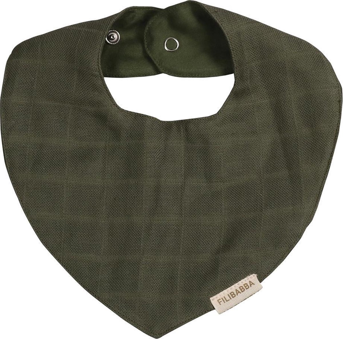 Goedkoopste Filibabba Tetra Slabbetje - Olive Green - One Size