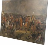 De Slag bij Waterloo | Jan Willem Pieneman  | Aluminium | Schilderij | Wanddecoratie | 100 x 150