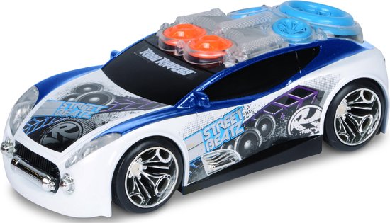 Nikko – Road Rippers Street Beatz – Gemotoriseerde Speelgoedauto met Licht & Geluid – Wit