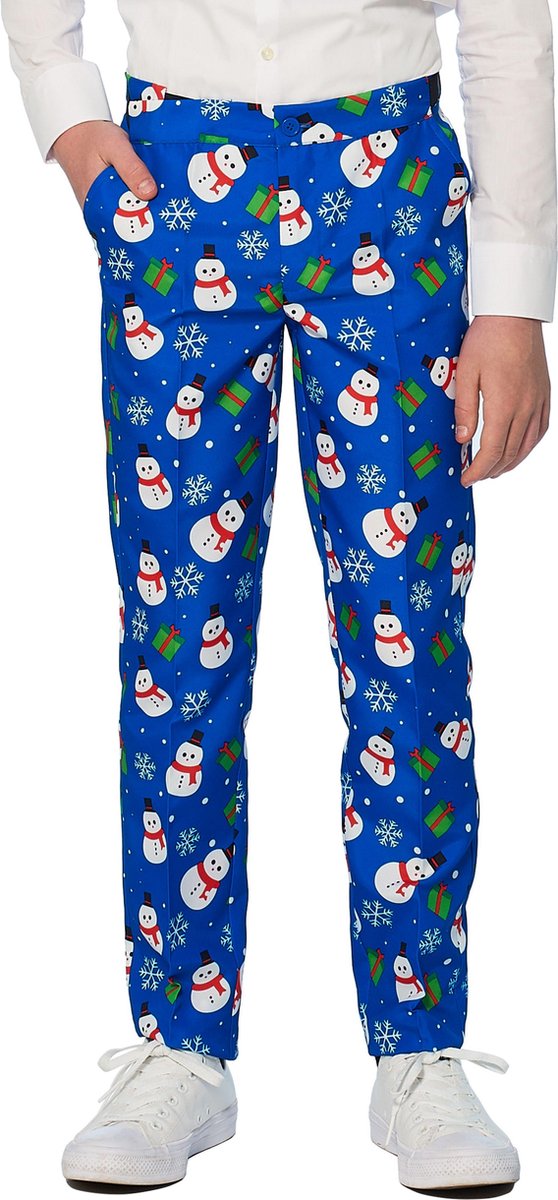 Suitmeister Christmas Blue Snowman Jongens Kostuum - Blauw Kerst - Maat S | bol.com