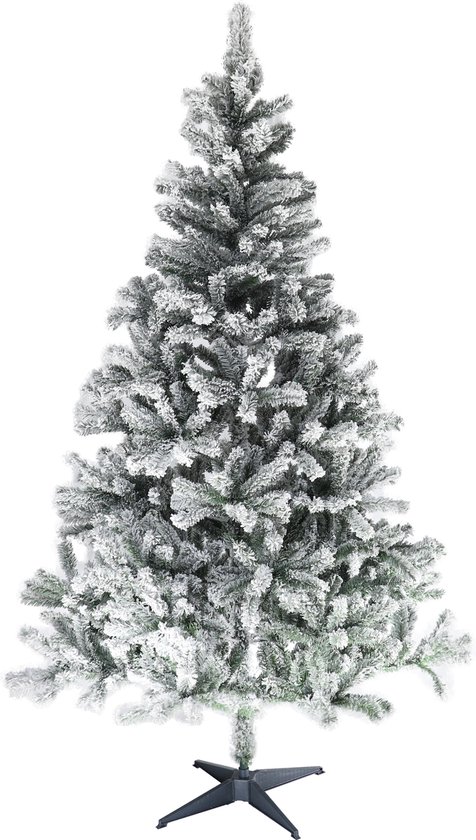 Illusie Plak opnieuw meel Kerstboom Tuscan Spruce Sneeuw - 210 cm - inclusief voet | bol.com