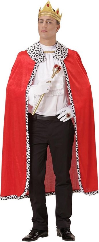 Koning Prins & Adel Kostuum | Monsieur Royal Koningsmantel Met Kroon | One  Size |... | bol.com