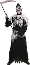 Widmann - Beul & Magere Hein Kostuum - Hedendaagse Magere Hein - Man - zwart - Large - Halloween - Verkleedkleding