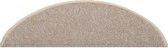 Trapmat Cortona Beige 15 stuks - 17x56 cm haak 4 cm