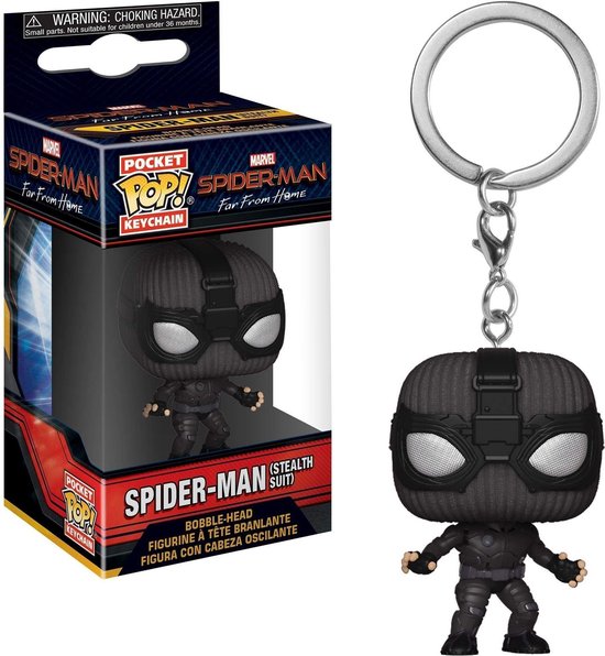 MARVEL - Loin de chez soi - Porte-clés Pocket Pop - Spiderman