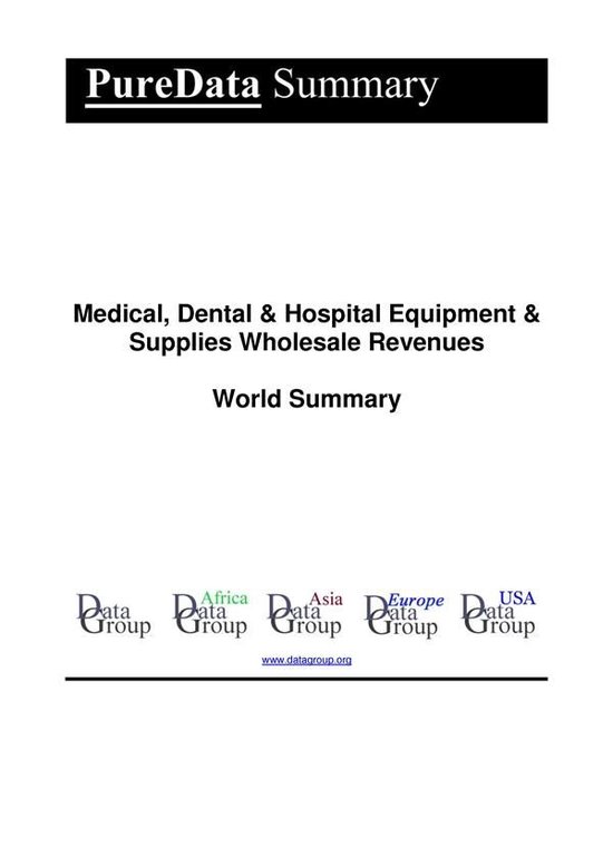 PureData World Summary 1565 - Medical, Dental & Hospital Equ ... - cover