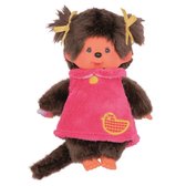 Monchhichi - Monchhichi Pink Fluffy 20 cm