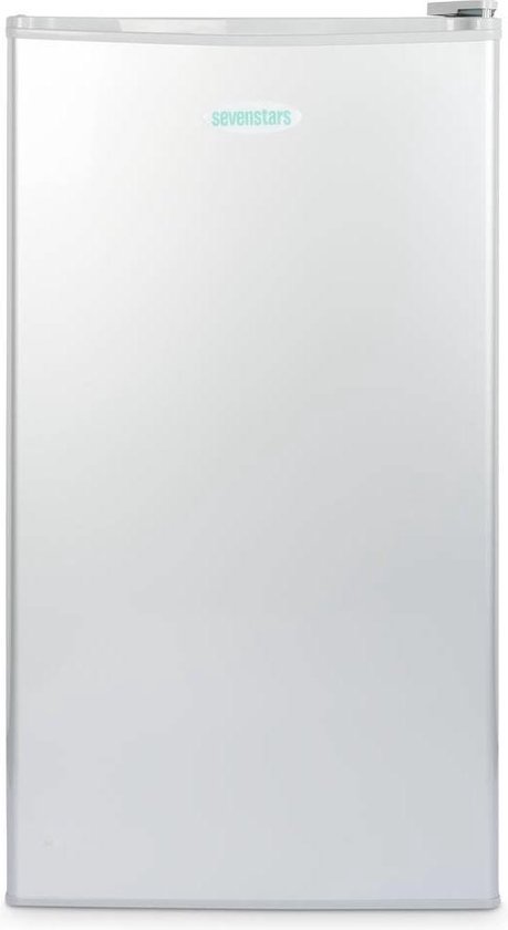 Koelkast: Tafelmodel koelkast KS-91 – Zilverkleurig – 90 Liter, van het merk Seven Star