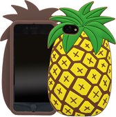 Ananas/Pineapple Tropical 3D Silicone Hoesje Case iPhone 7/8