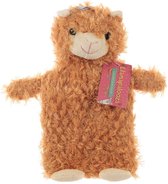 kruik Alpaca Bruin warmwaterkruik met afneembare hoes