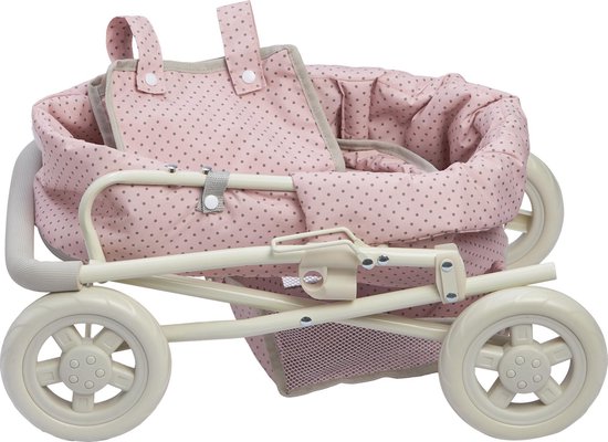 Teamson Kids 2-in-1 Poppenwagen Voor Babypoppen - Accessoires Teamson Kids 2-in-1 Poppenwagen Voor Babypoppen - Accessoires