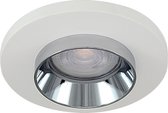 LED inbouwspot Thijs -Rond Chrome -Extra Warm Wit -Dimbaar -5W -Philips LED