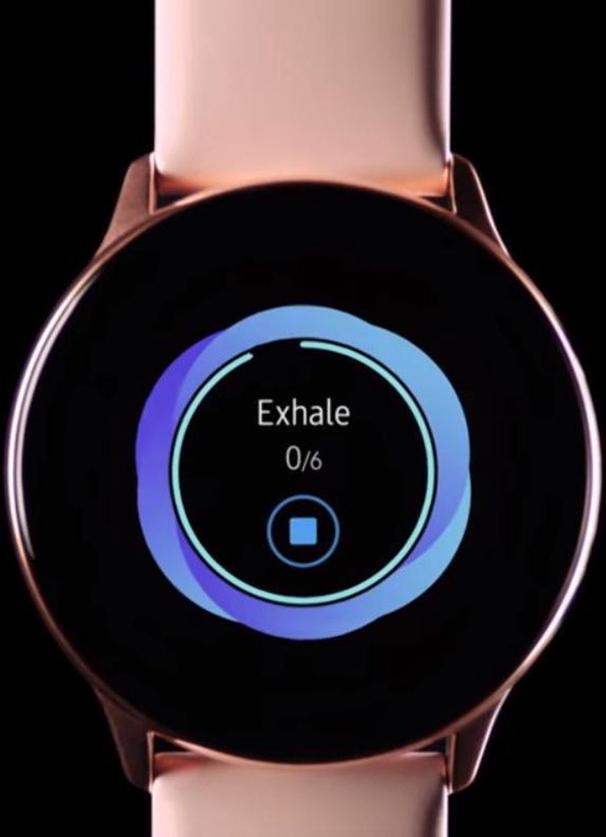 Samsung Galaxy Watch Active - Smartwatch dames - 39 mm - Roségoud | bol.com