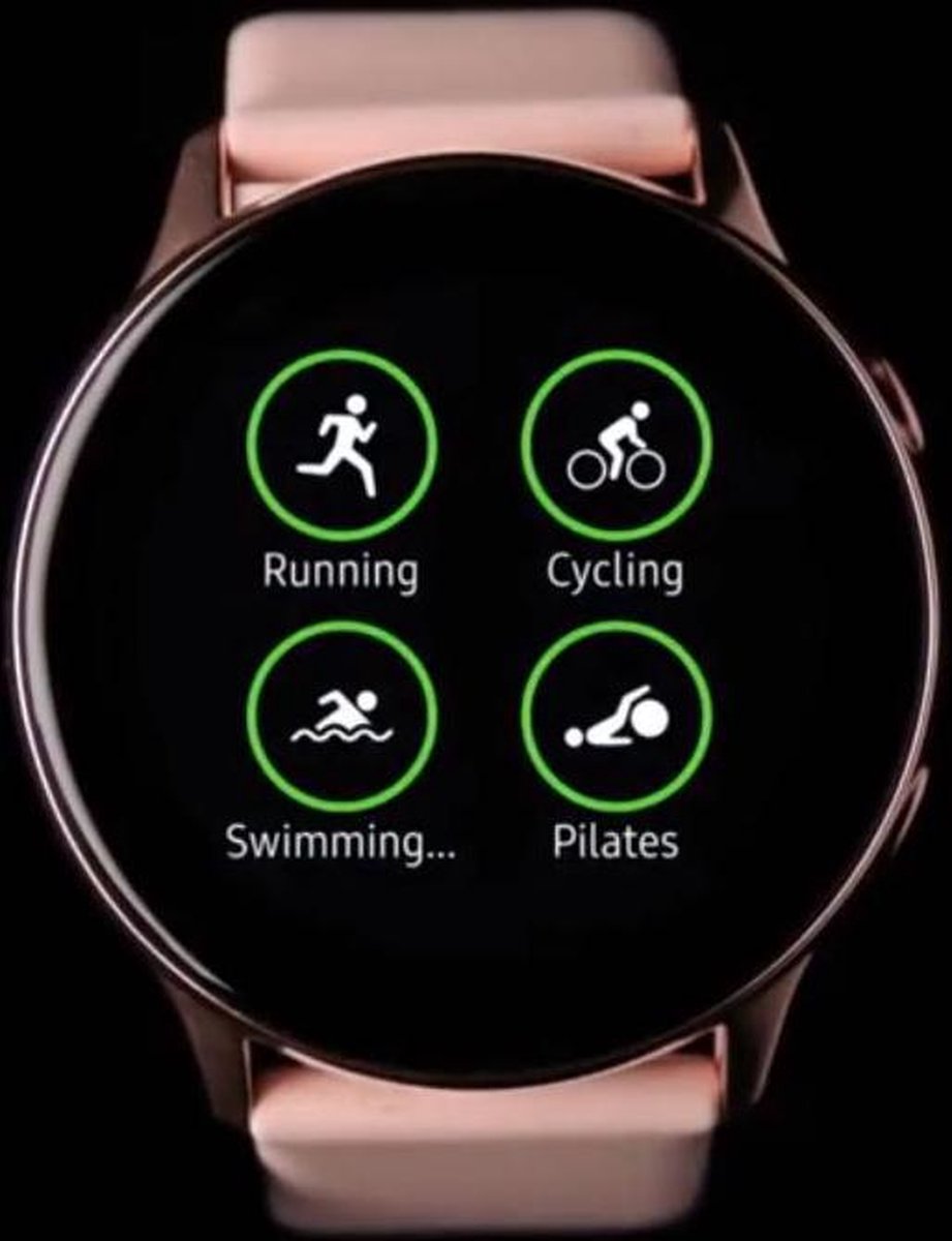 Samsung Galaxy Watch Active - Smartwatch dames - 39 mm - Roségoud | bol.com