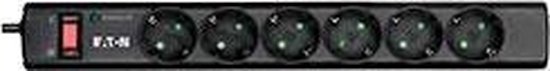 Stopcontactenstrip 6 Tomas met Interruptor Eaton PS6D (1 m) | bol