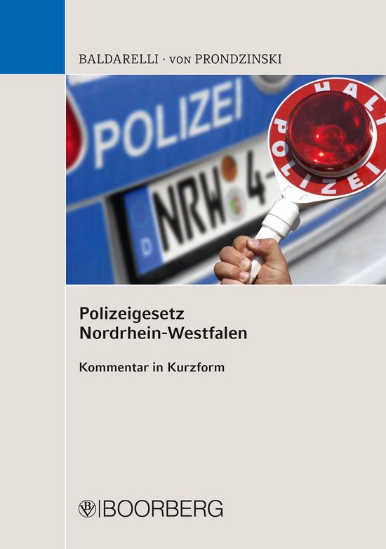 Polizeigesetz Nordrhein-Westfalen - cover