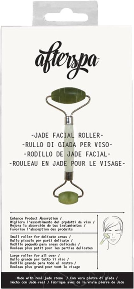 AfterSpa Jade Roller Gezichtsmassage Roller - groen